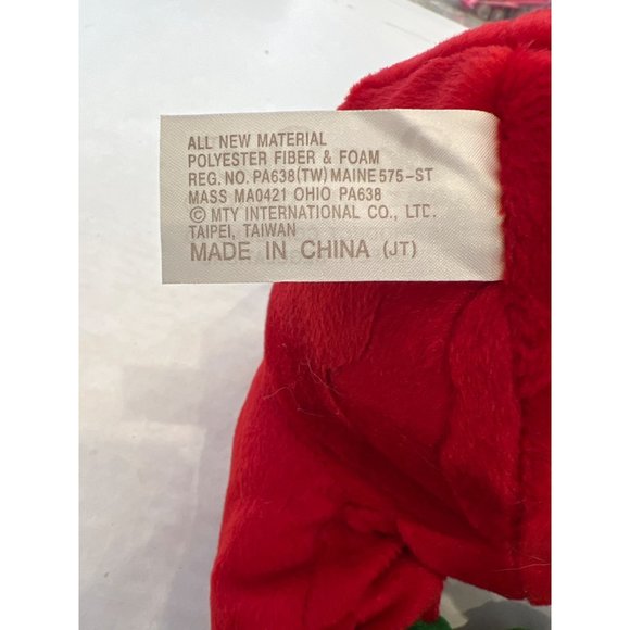 Dan Dee Stuffed Animal Plush Christmas Santa Red Green Elf Helper Brown Bear - Picture 10 of 12